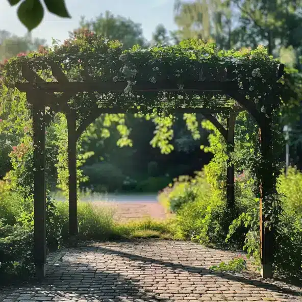 Plante sur une pergola